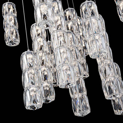 Verve Square LED Multi Light Pendant Light in Detail.