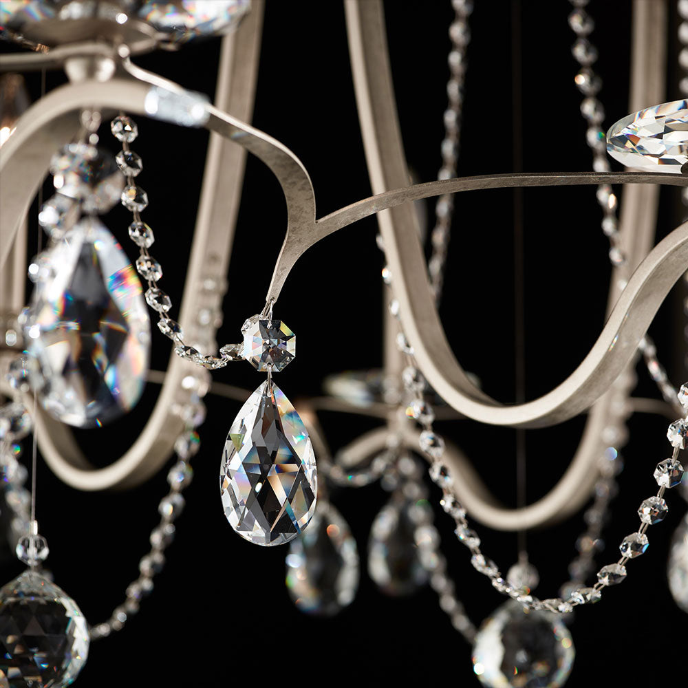 Vesca Linear Chandelier in Detail.