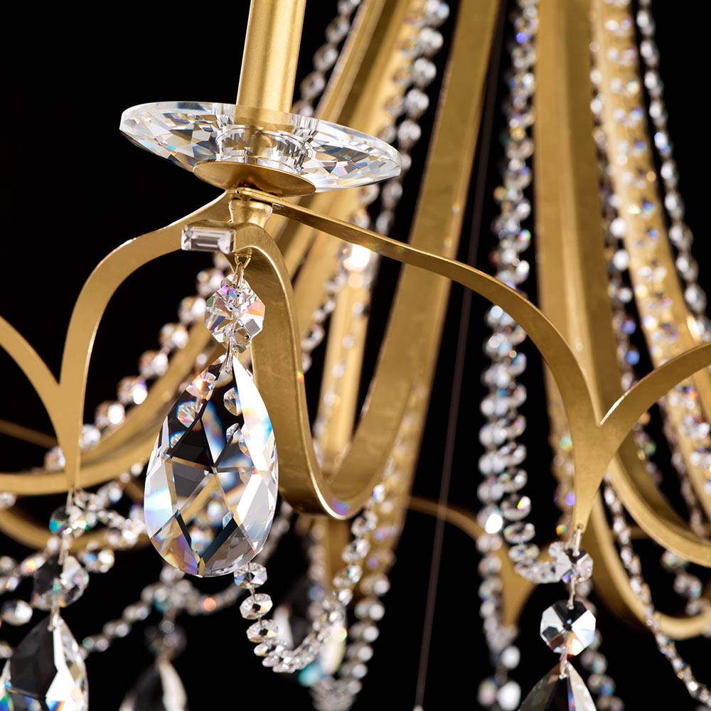 Vesca Multi Light Chandelier in Detail.