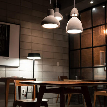 Castle Bell Pendant Light in dining room.