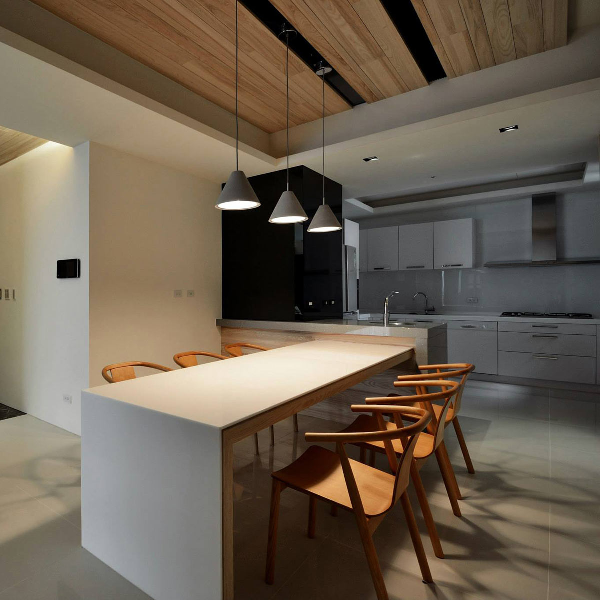 Castle Cone Pendant Light in dining room.