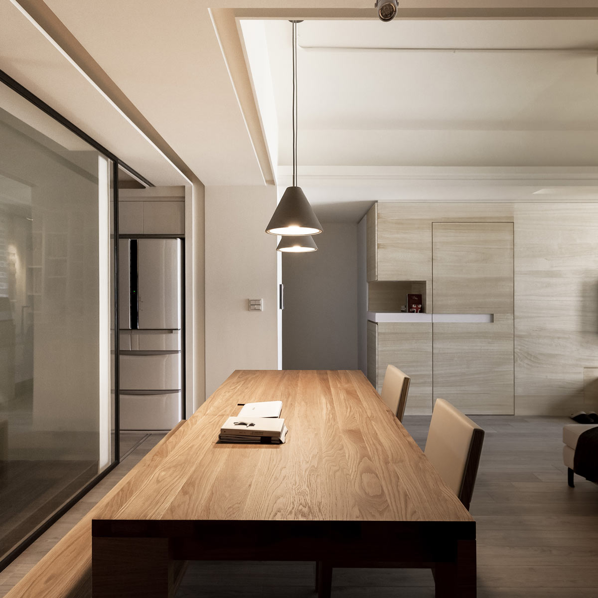 Castle Cone Pendant Light in dining room.