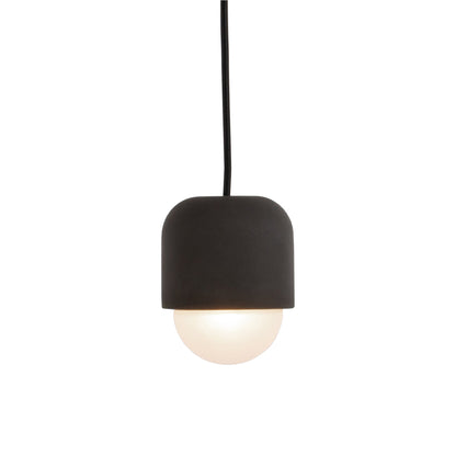 Castle Muse LED Pendant Light in Concrete Dark Grey.