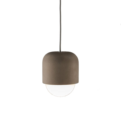 Castle Muse LED Pendant Light in Concrete Gray.