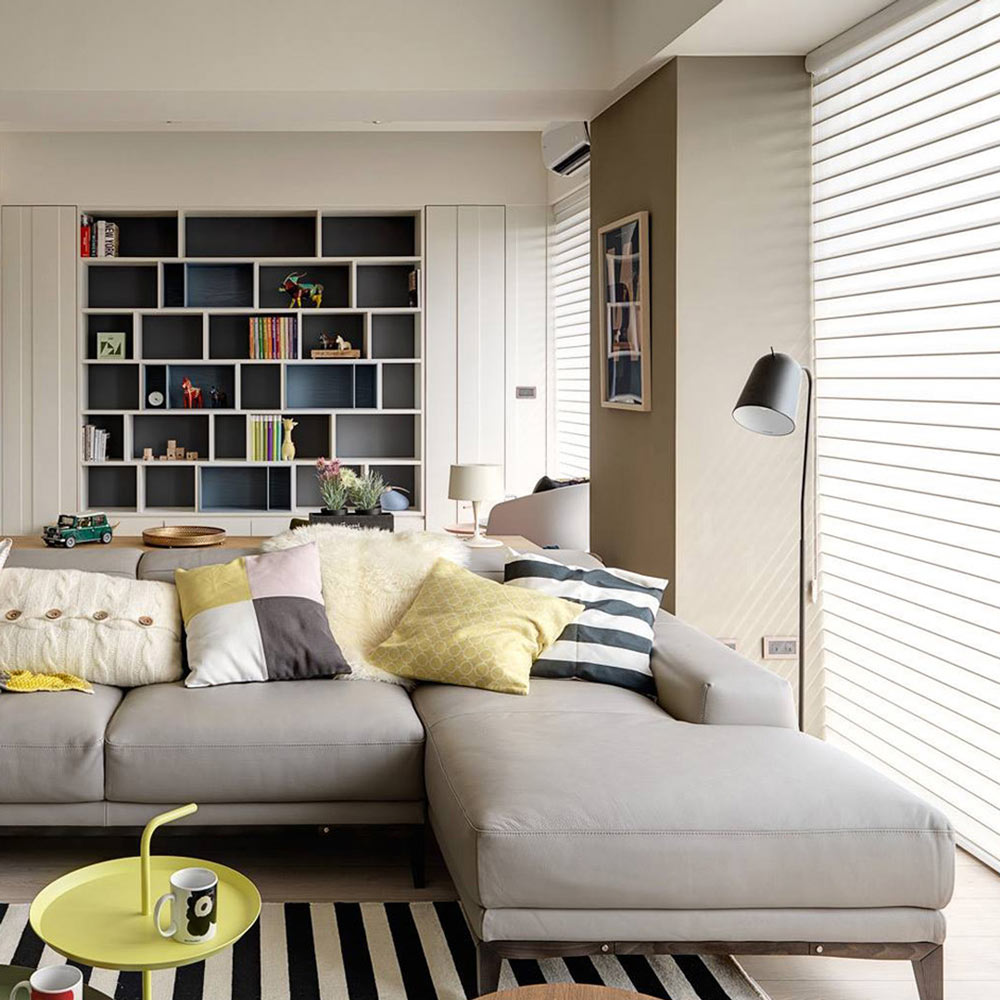 Dodo Floor Lamp in living room.