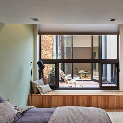 Dodo Floor Lamp in bedroom.