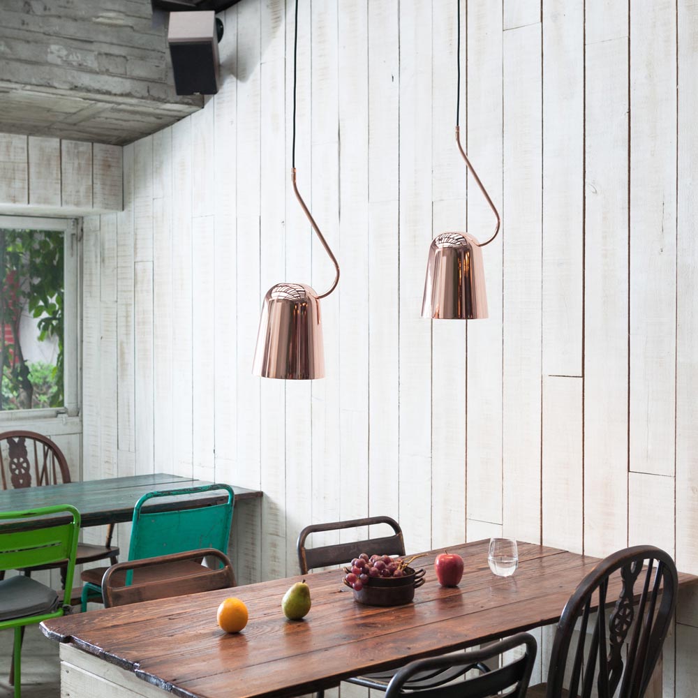 Dodo Pendant Light in dining room.