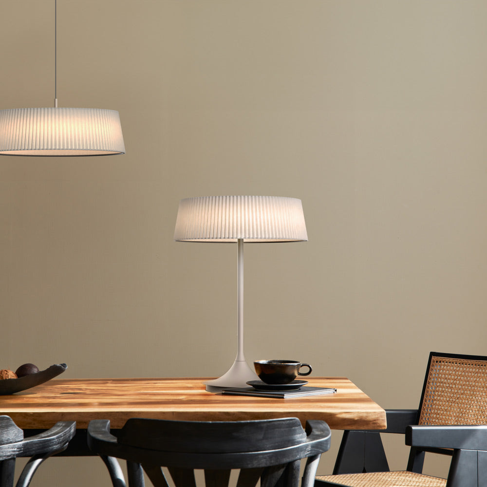 Halo LED Table Lamp in dining room.