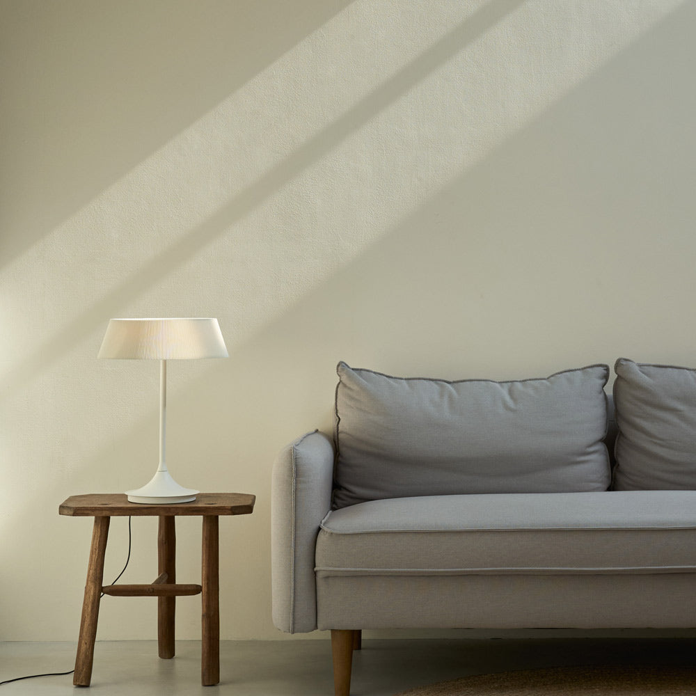 Halo LED Table Lamp in living room.