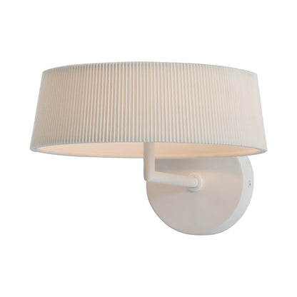 Halo LED Wall Light in White.
