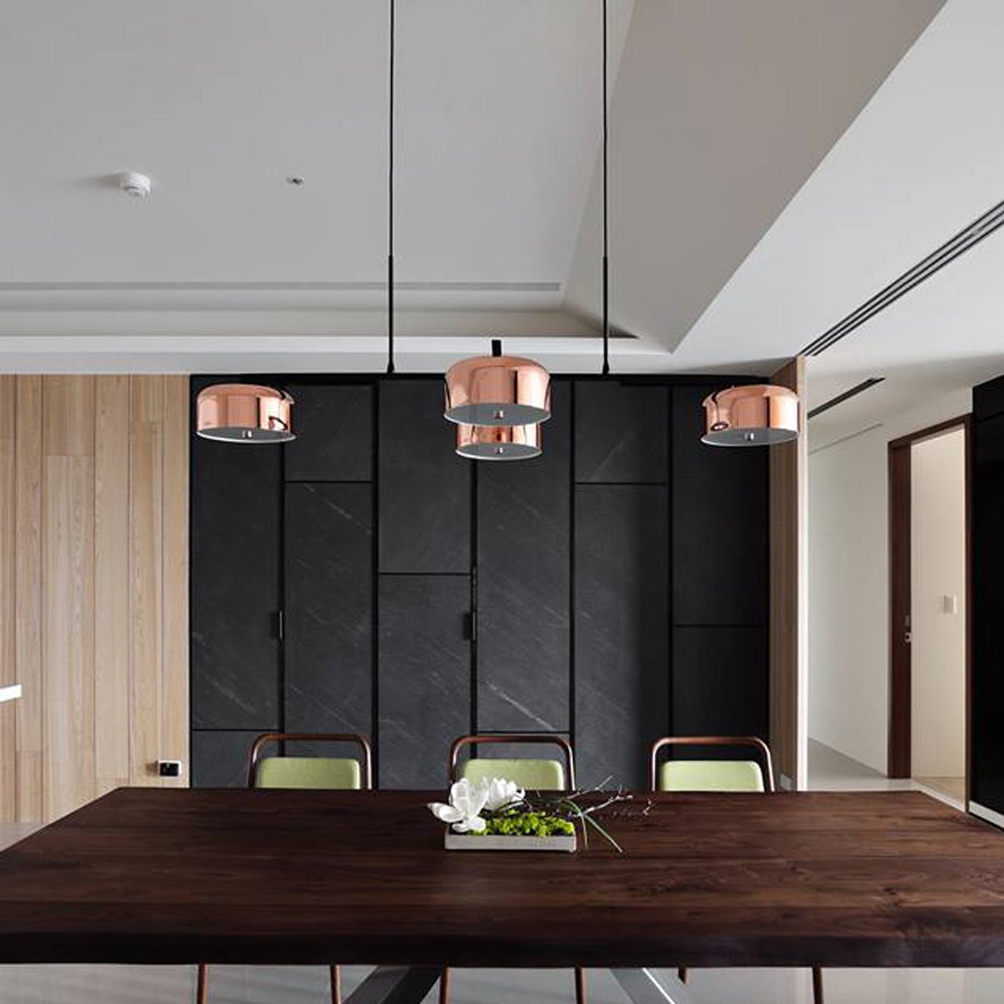 Lalu Pendant Light in dining room.