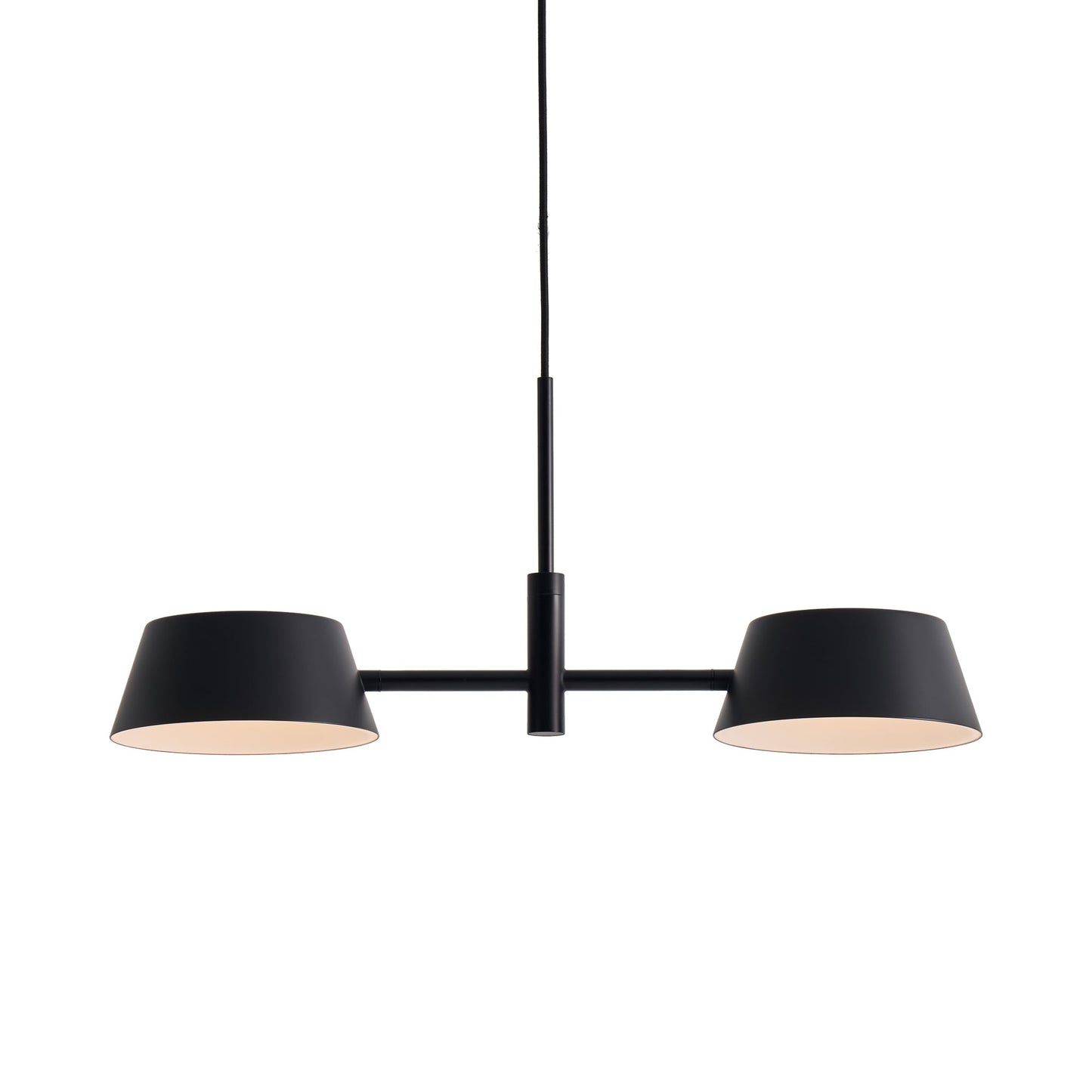 Olo LED Pendant Light in Matt Black.