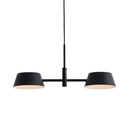 Olo LED Pendant Light in Matt Black.