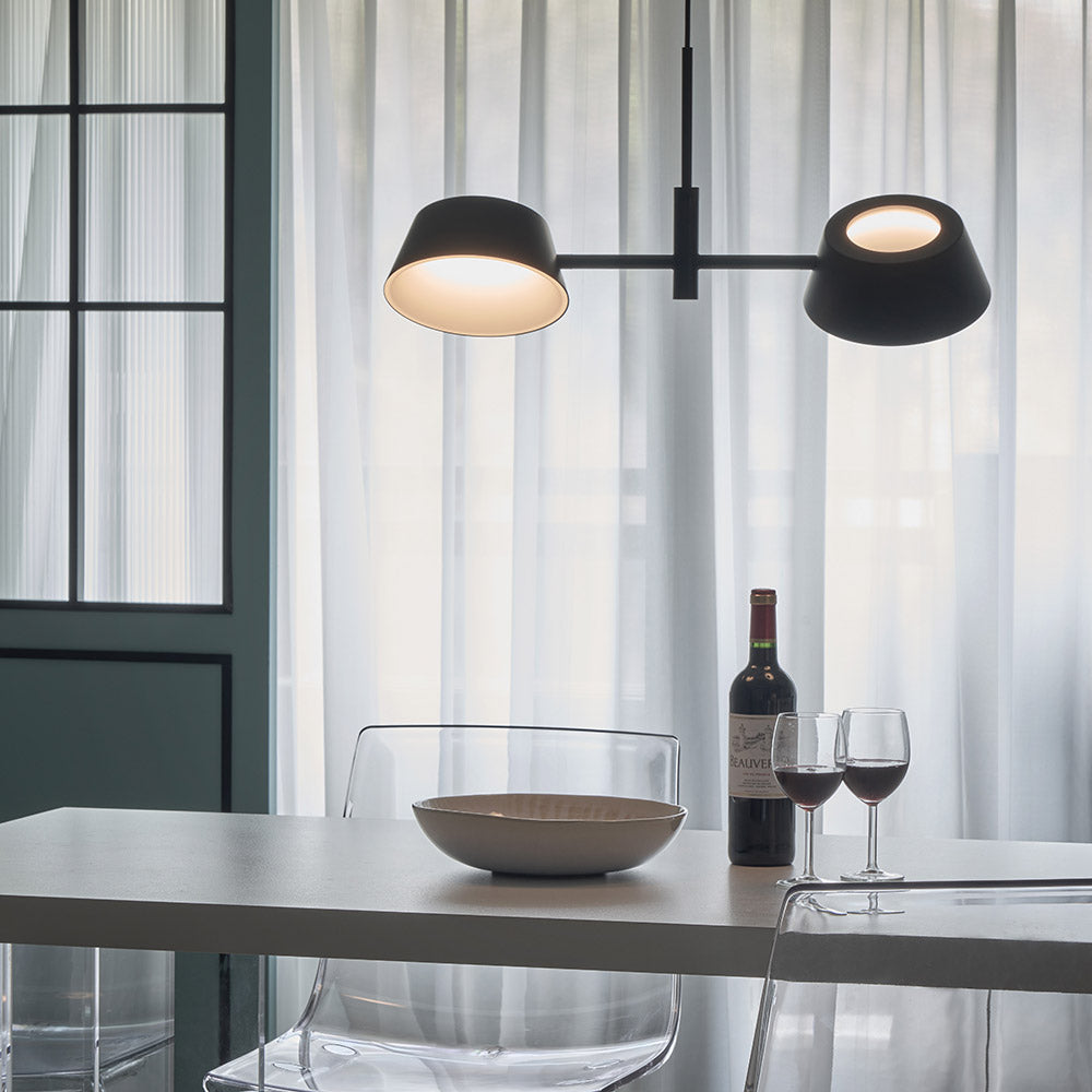 Olo LED Pendant Light in dining room.
