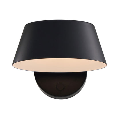 OLO LED Wall Light in Matt Black (Large).
