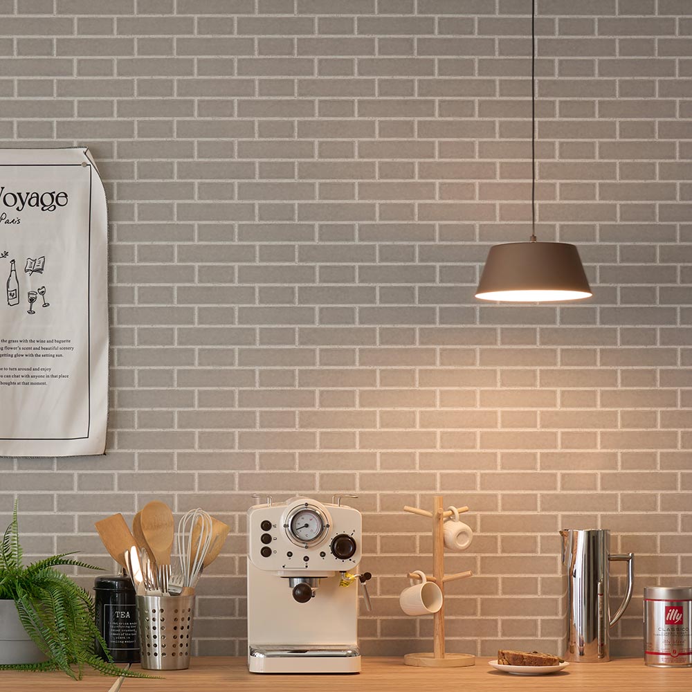 Olo Single LED Pendant Light in dining room.