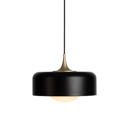 Pensee LED Pendant Light in Matt Black (Large).
