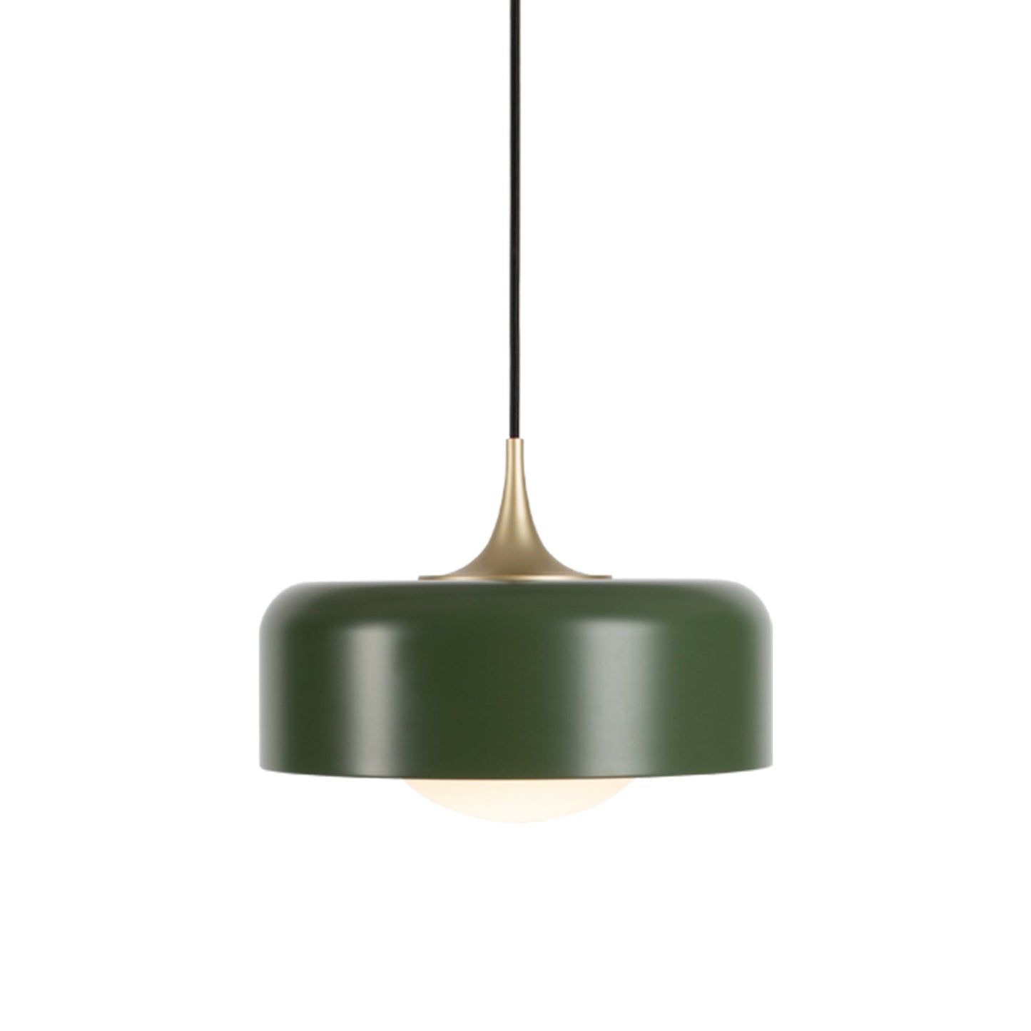 Pensee LED Pendant Light in Olive Green (Large).