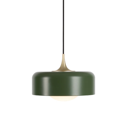 Pensee LED Pendant Light in Olive Green (Large).