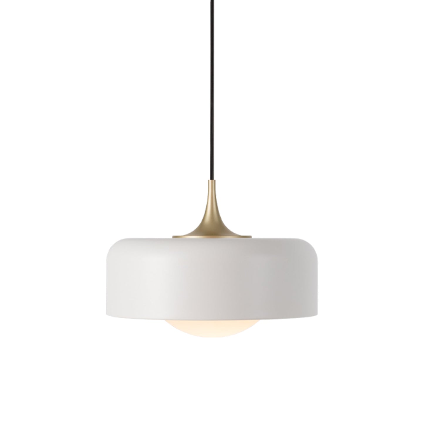Pensee LED Pendant Light in White (Large).