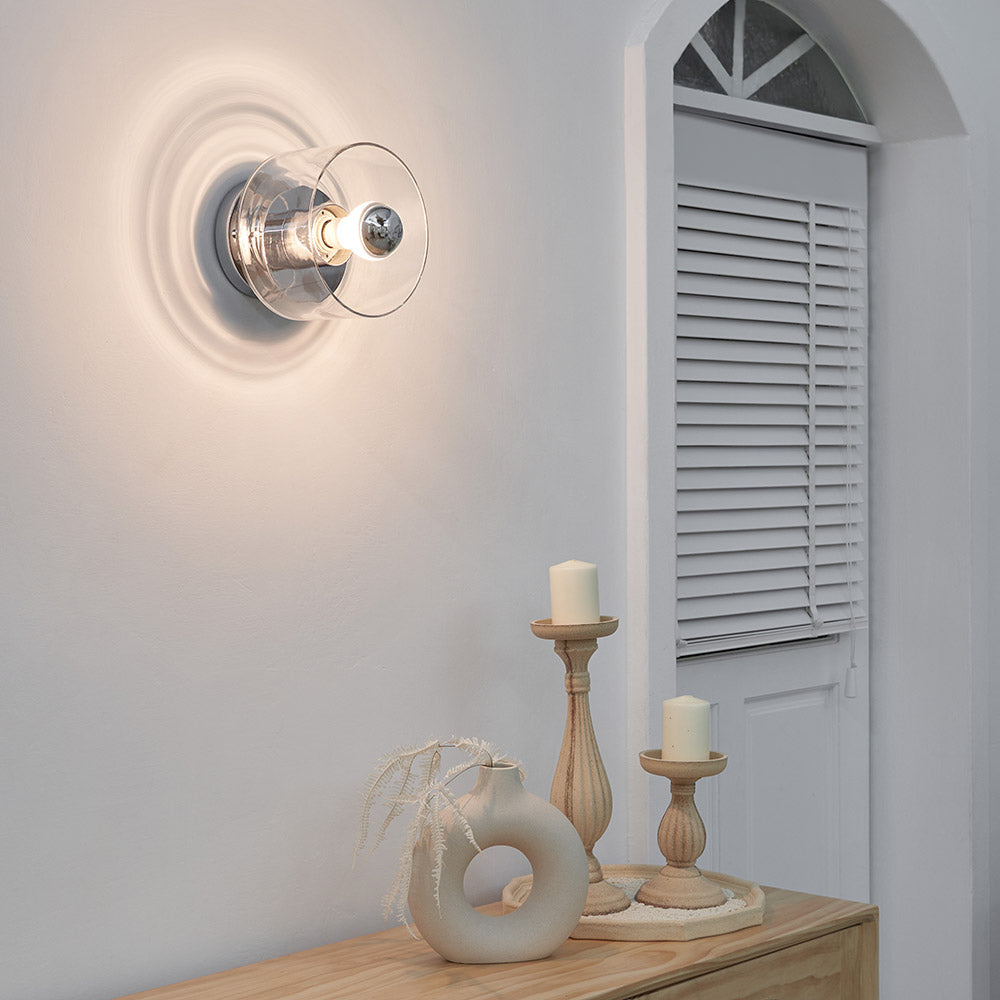Snow Flake Ceiling / Wall Light in living room.