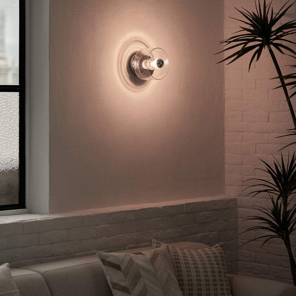 Snow Flake Ceiling / Wall Light in living room.