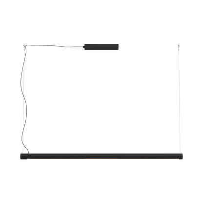 Turner LED Pendant Light in Matt Black (59.1-Inch).
