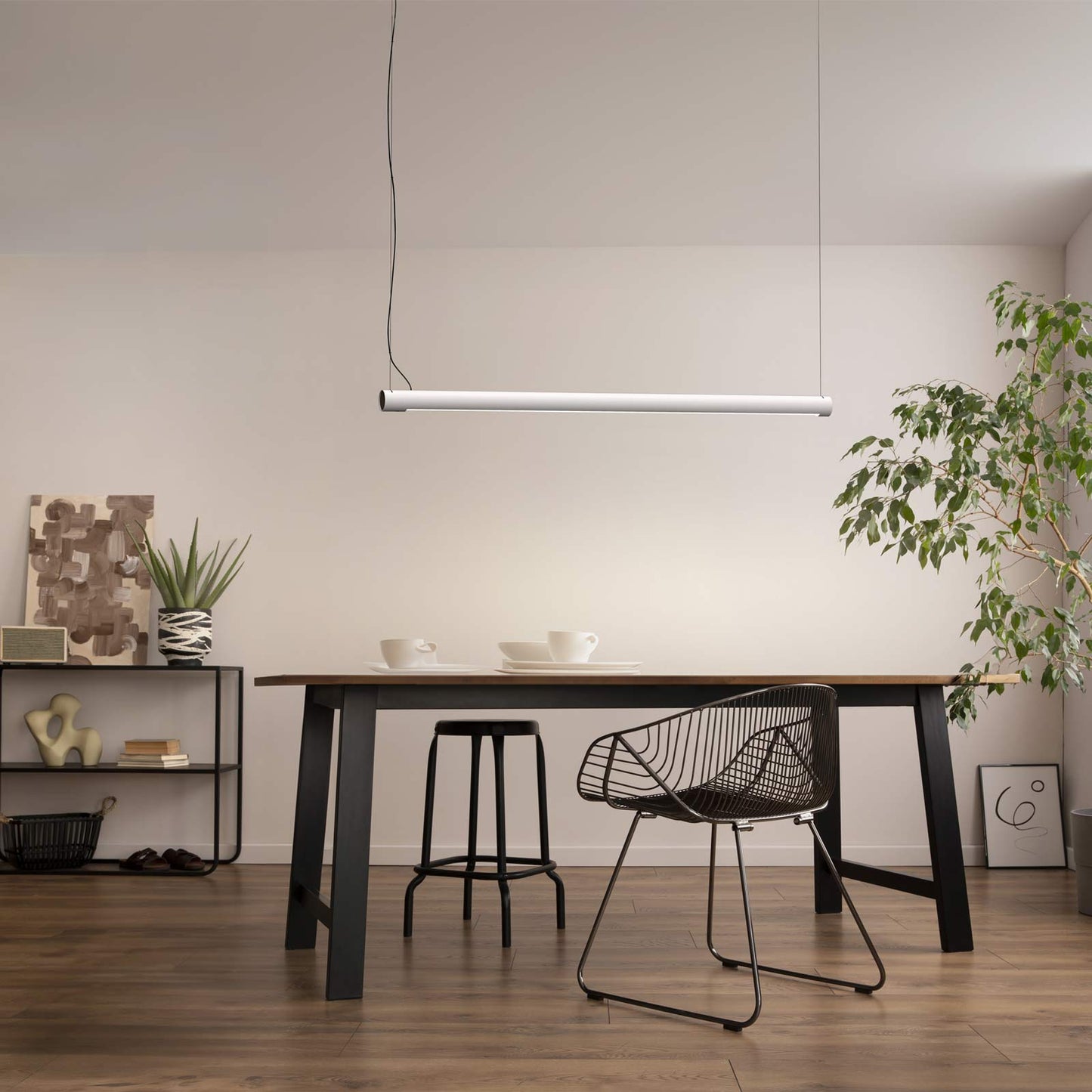 Turner LED Pendant Light in dining room.