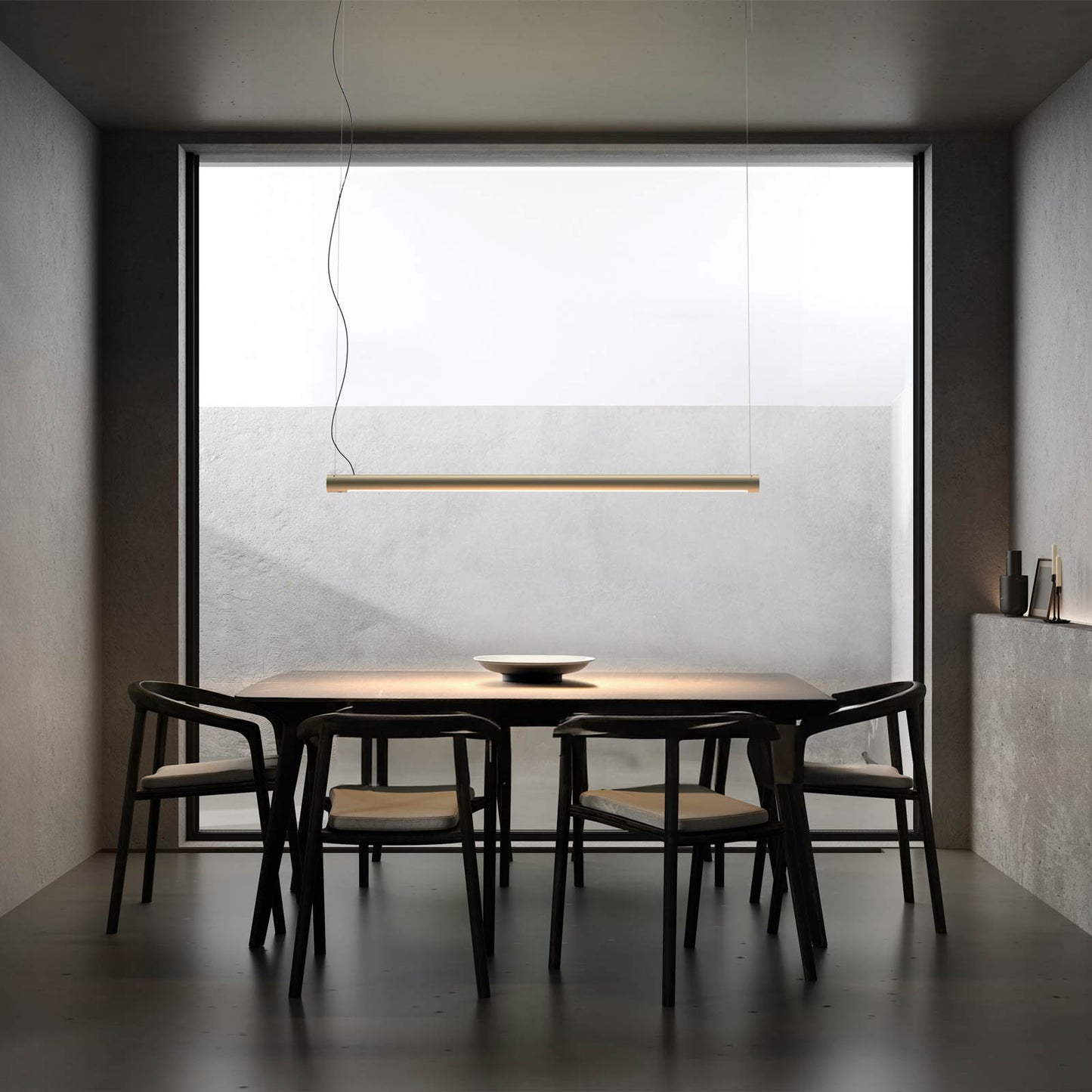 Turner LED Pendant Light in dining room.