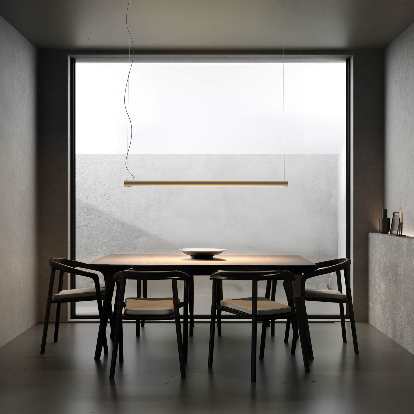 Turner LED Pendant Light in dining room.