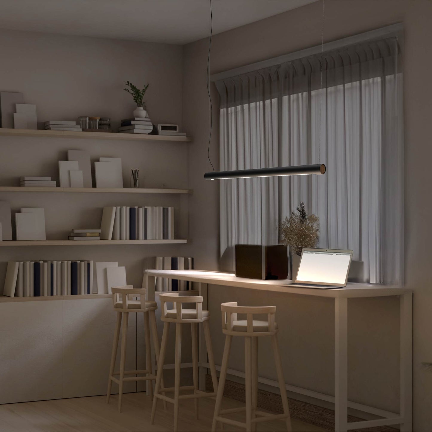 Turner LED Pendant Light in office.