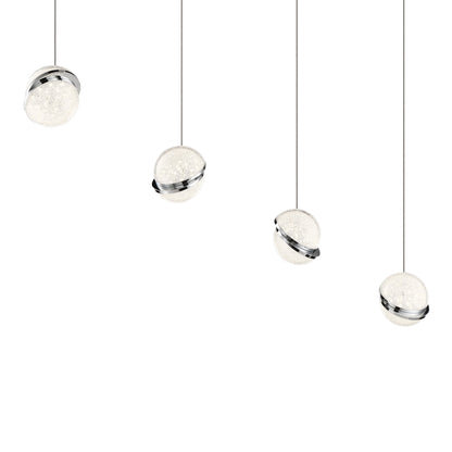 Silver Slice LED Pendant Light Additional image.