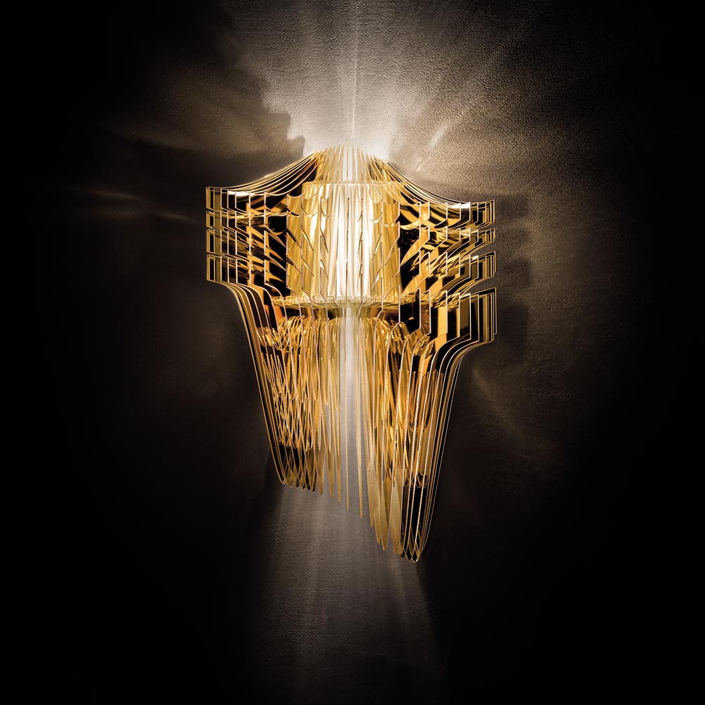 Aria Applique LED Wall Light in Detail.