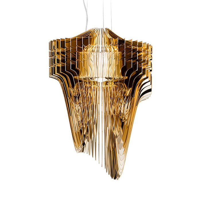 Aria LED Chandelier in Gold (Large).