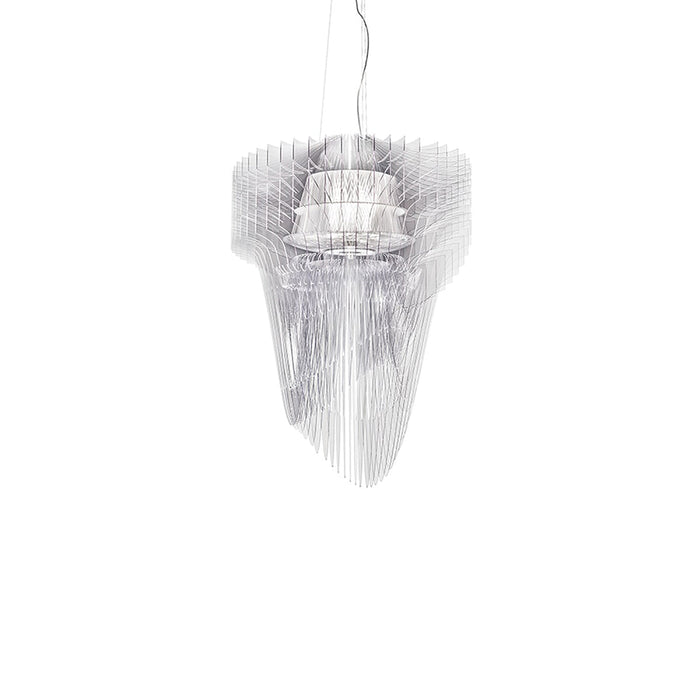 Aria LED Chandelier in Transparent (Small).