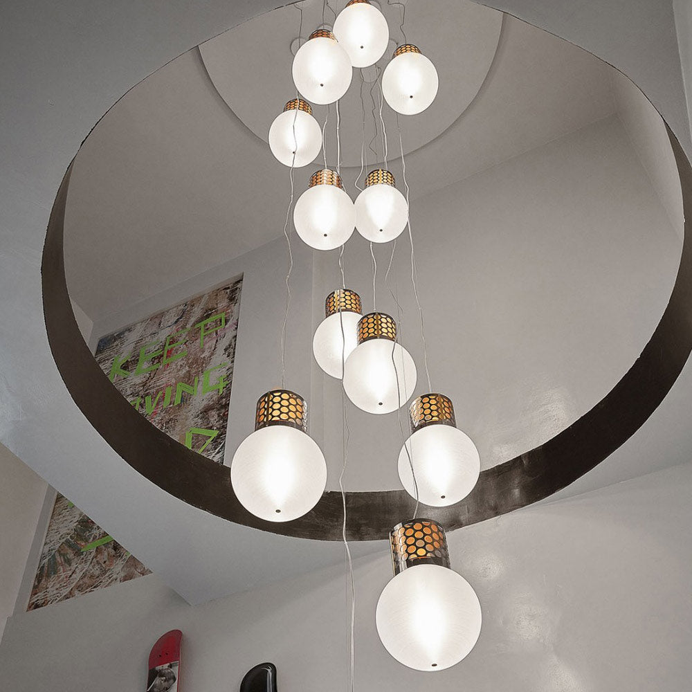 Atmosfera Pendant Light in living room.