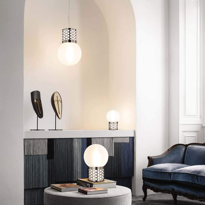 Atmosfera Pendant Light in living room.