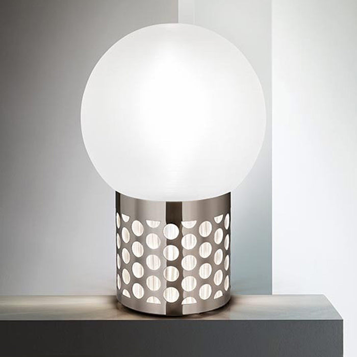 Atmosfera Table Lamp in room.