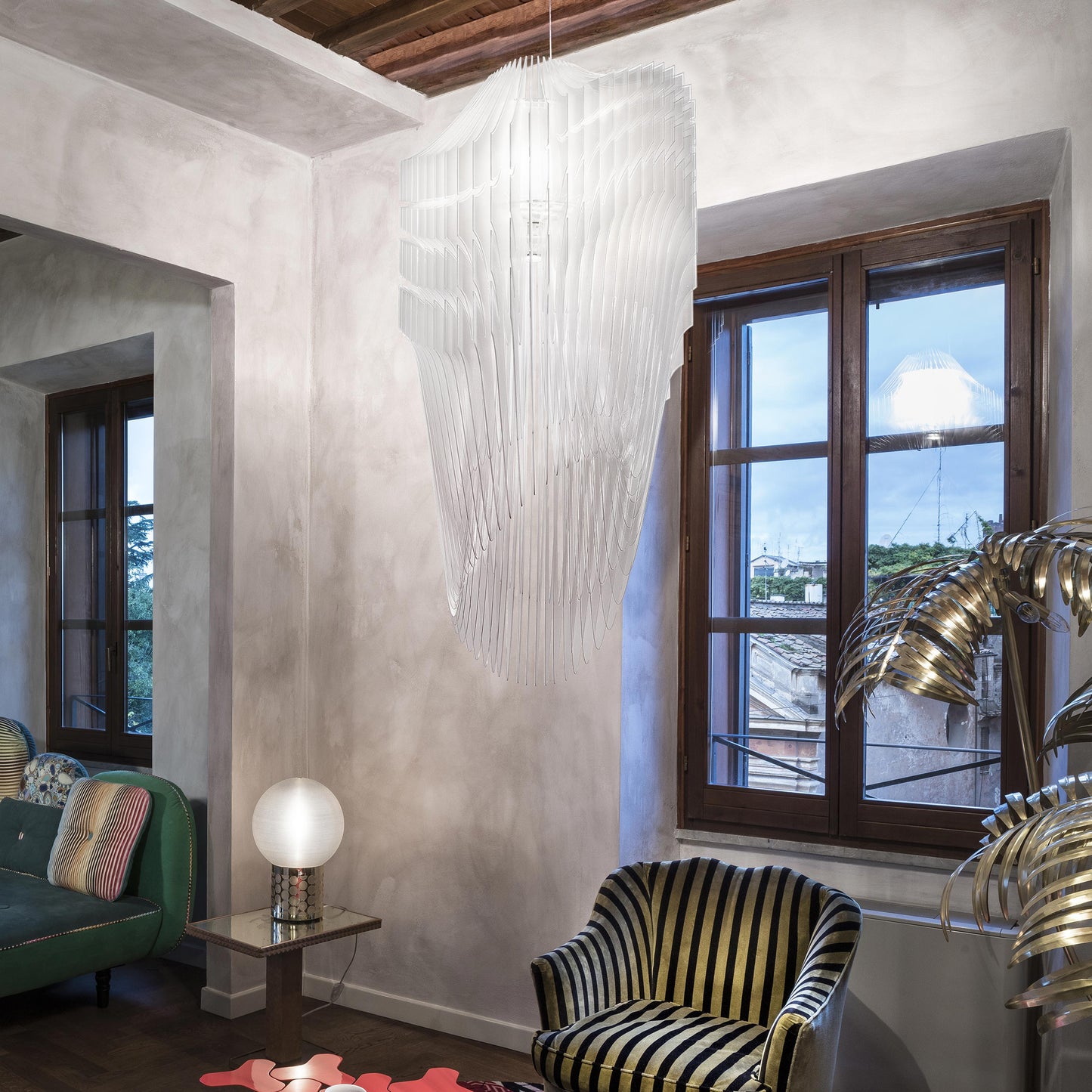 Avia Pendant Light in living room.