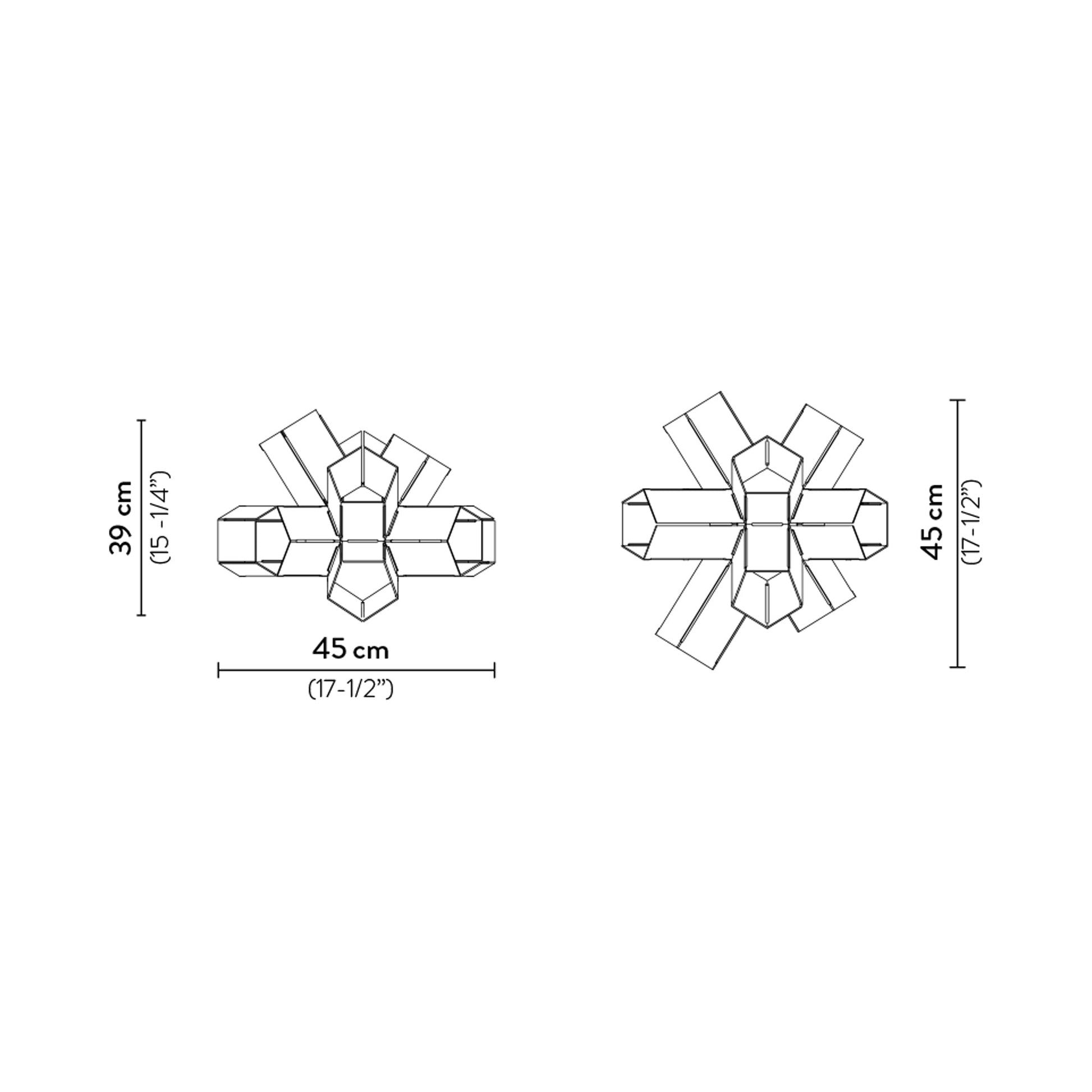 Bang Outdoor LED Step Light - line drawing.