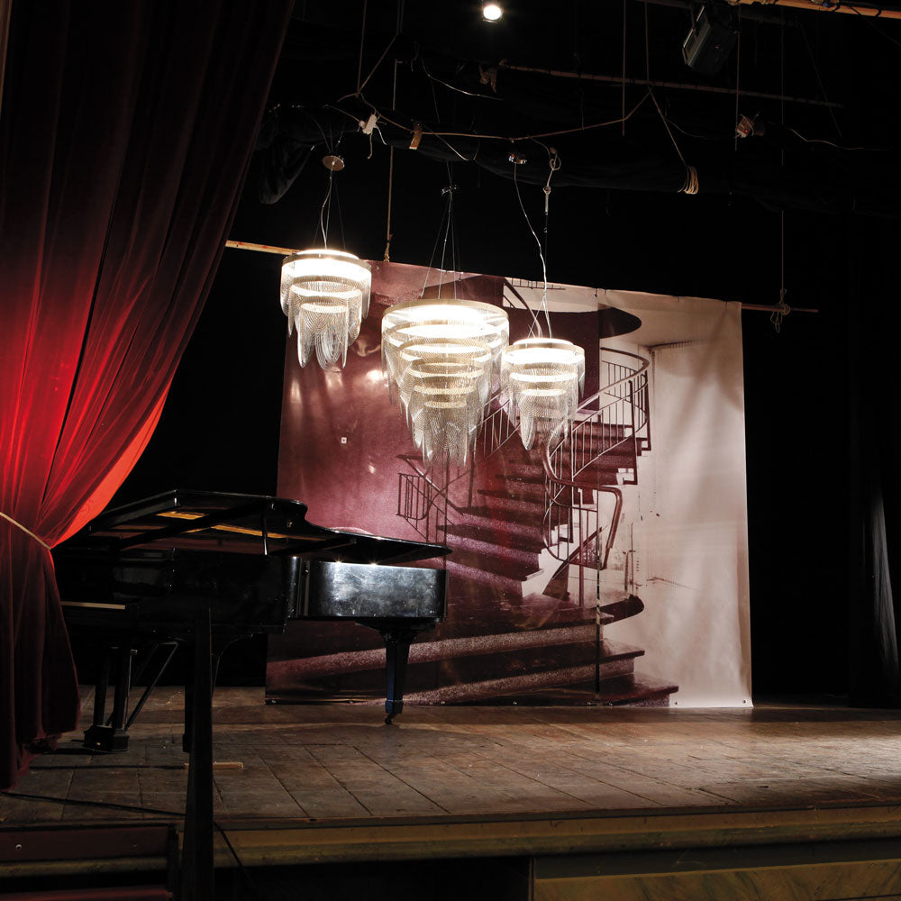 Ceremony Chandelier in theater.