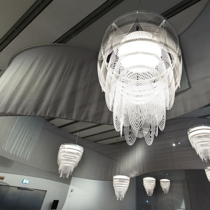 Ceremony Chandelier in lobby.