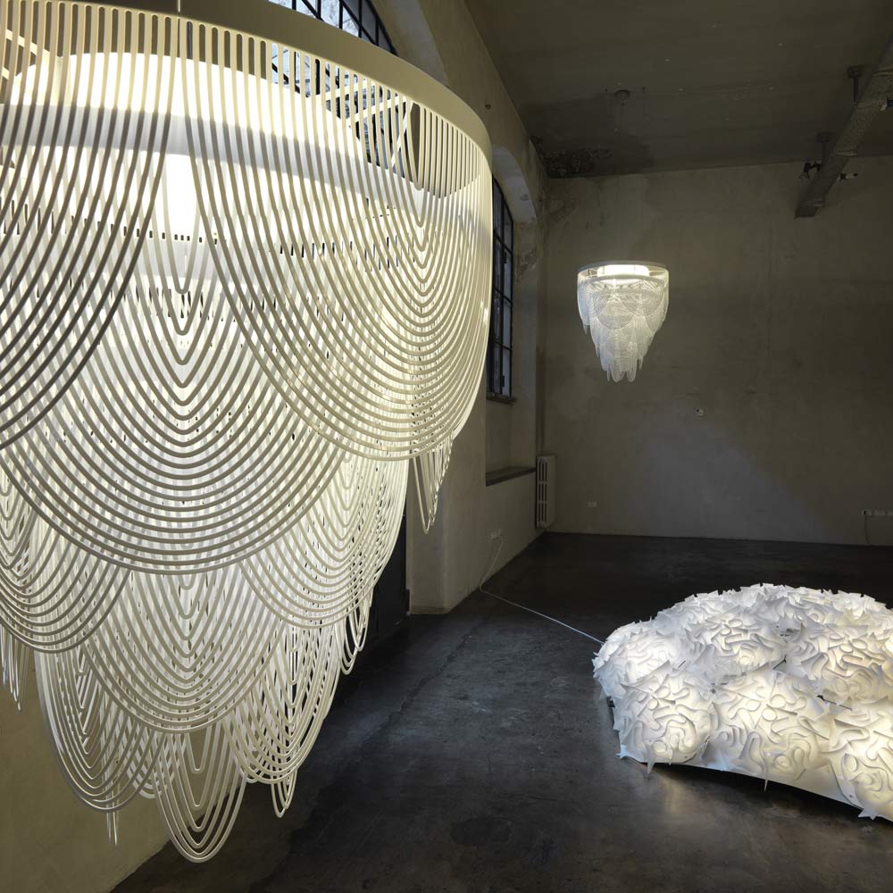 Ceremony Chandelier in exhibition.