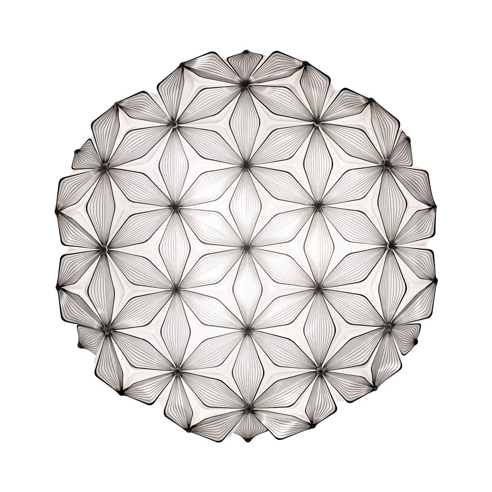 C'est La Vie Ceiling / Wall Light in Black (Large).