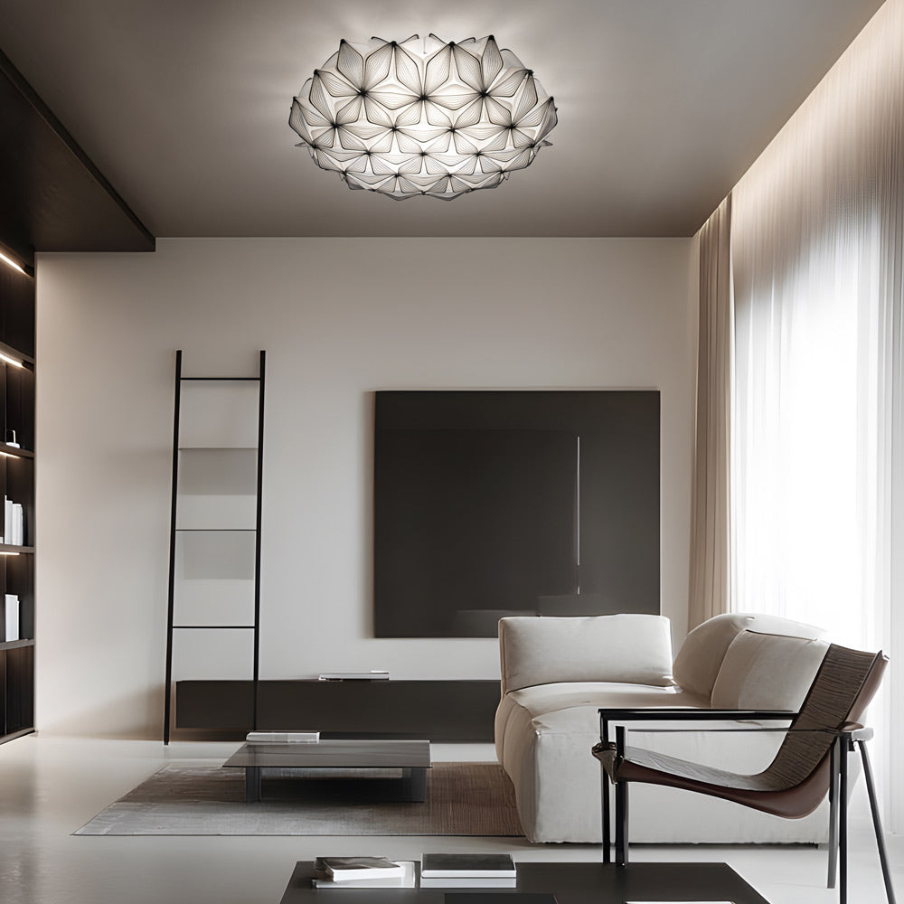 C'est La Vie Ceiling / Wall Light in living room.