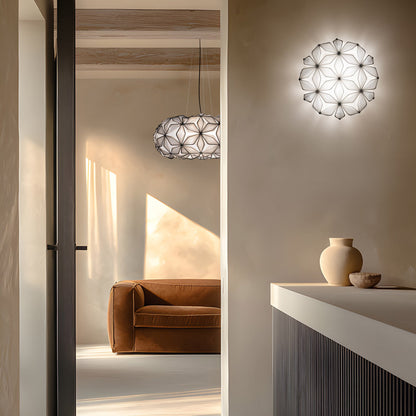 C'est La Vie Ceiling / Wall Light in living room.