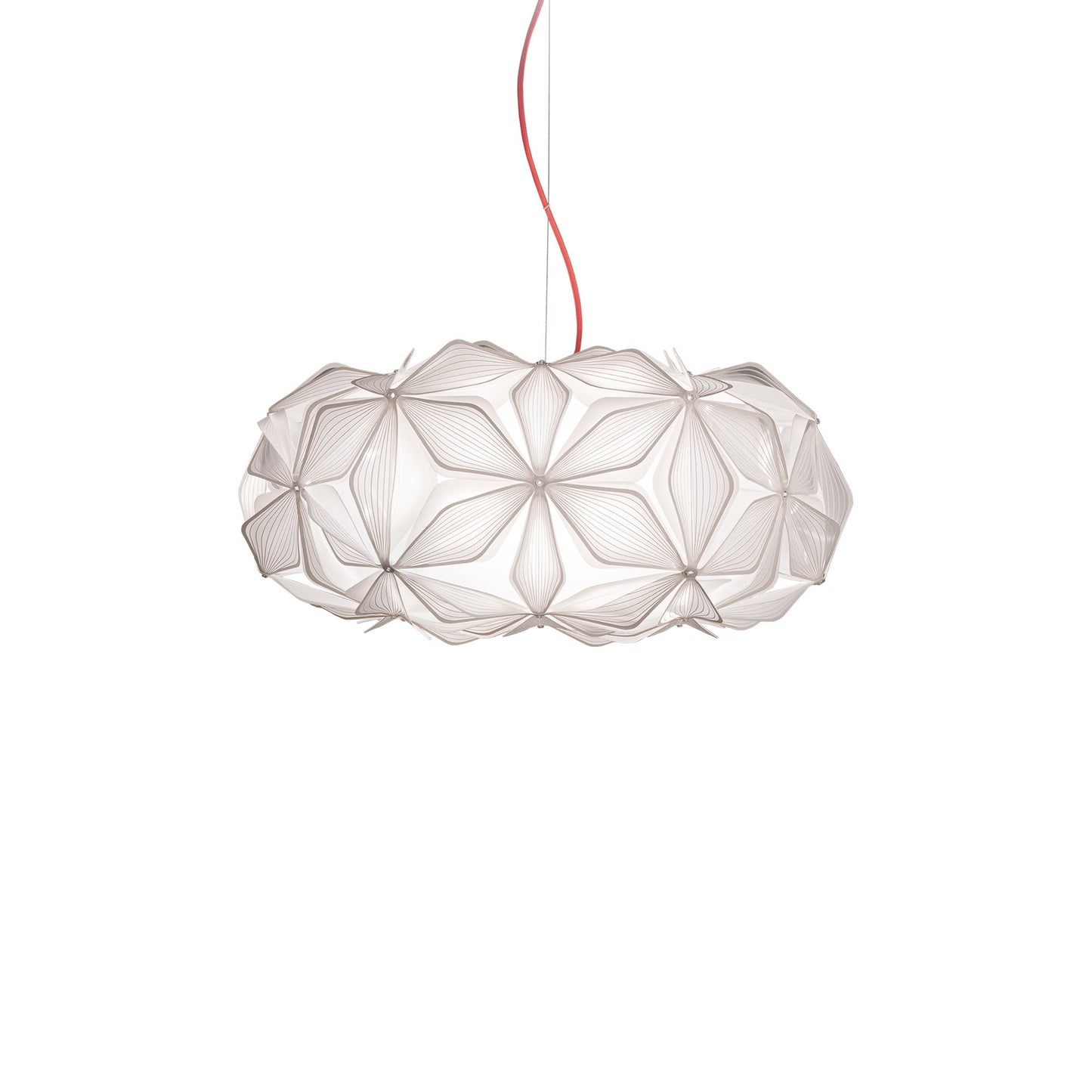 C'est La Vie Pendant Light in White/Red (Medium).