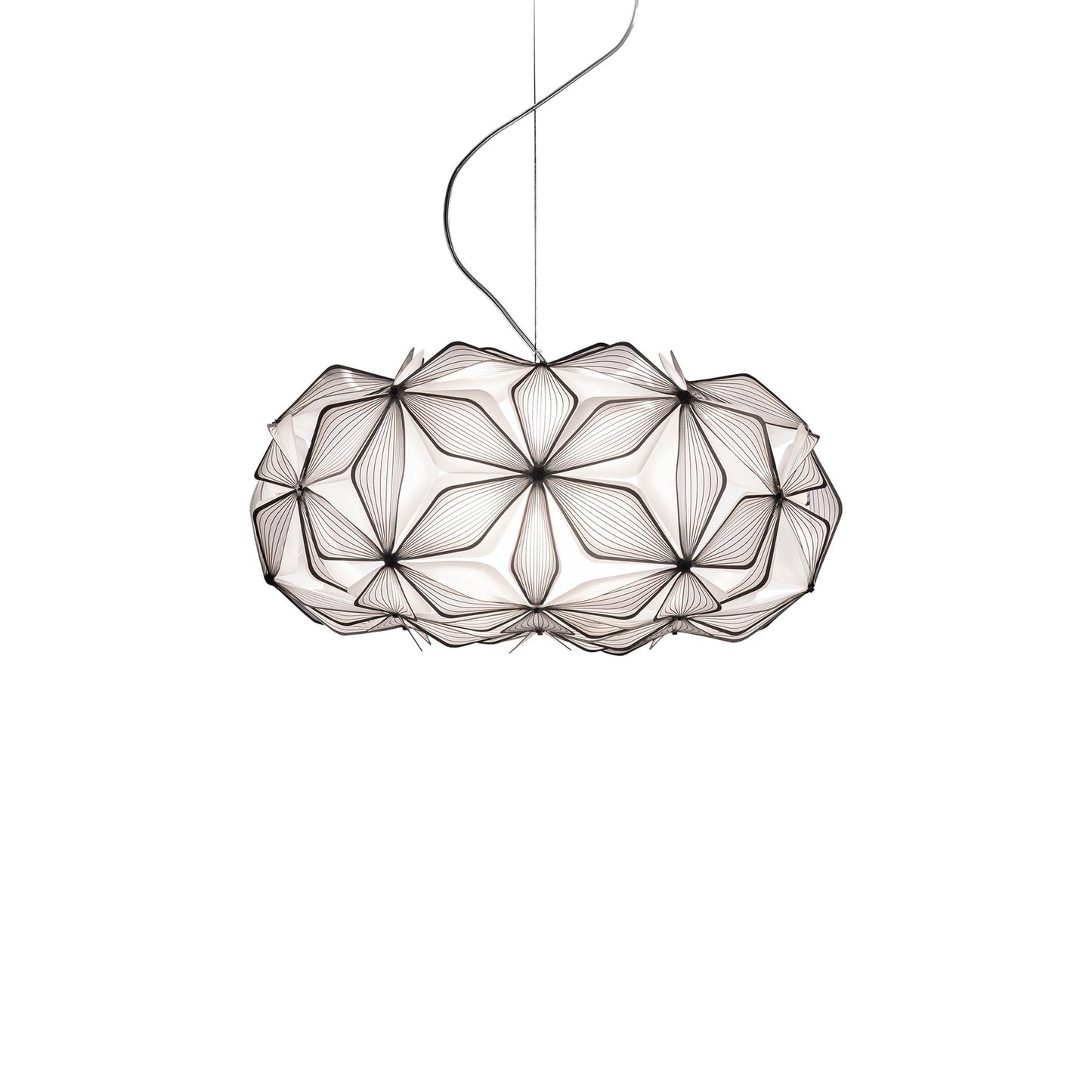 C'est La Vie Pendant Light in Black/Transparent (Medium).