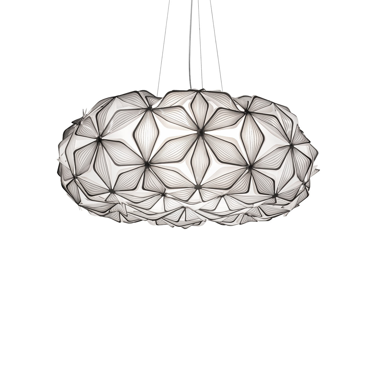 C'est La Vie Pendant Light in Black/Transparent (Large).