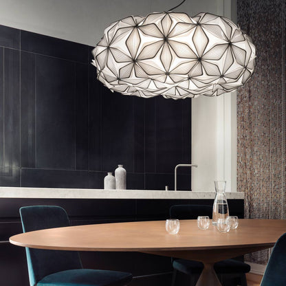 C'est La Vie Pendant Light in kitchen.
